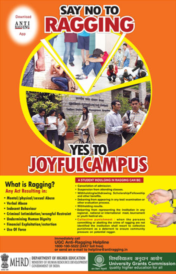 Anti Ragging Poster