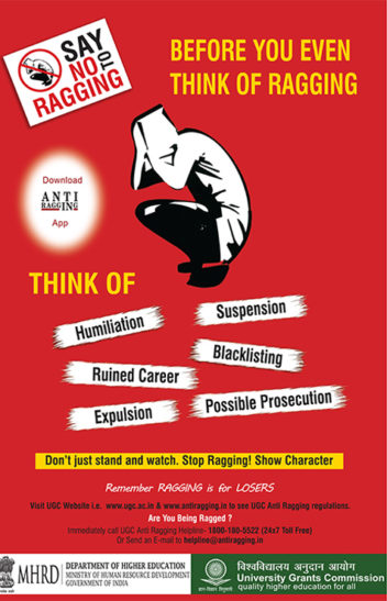 Anti Ragging Poster